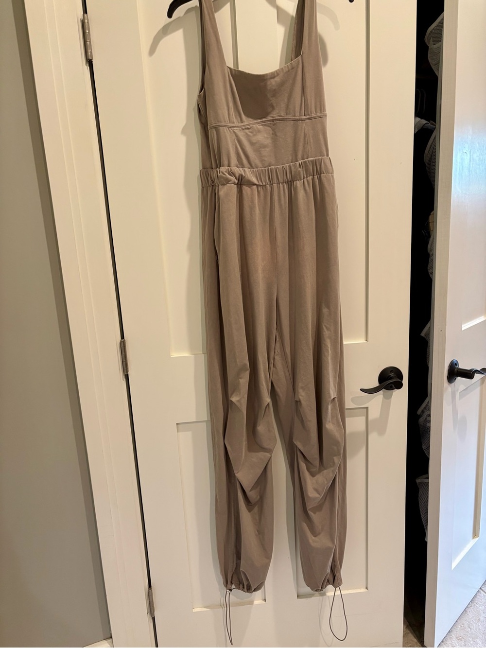 ANWND Relaxed Taupe Jumpsuit - Women’s One-Piece